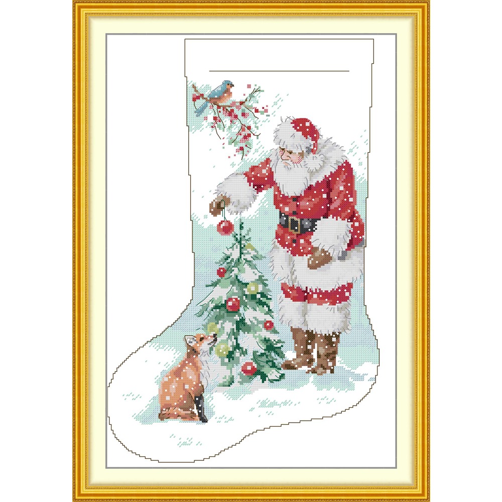 Embroidery Vs Cross Stitch - Joy Sunday News Pre-Printed Cross Stitch