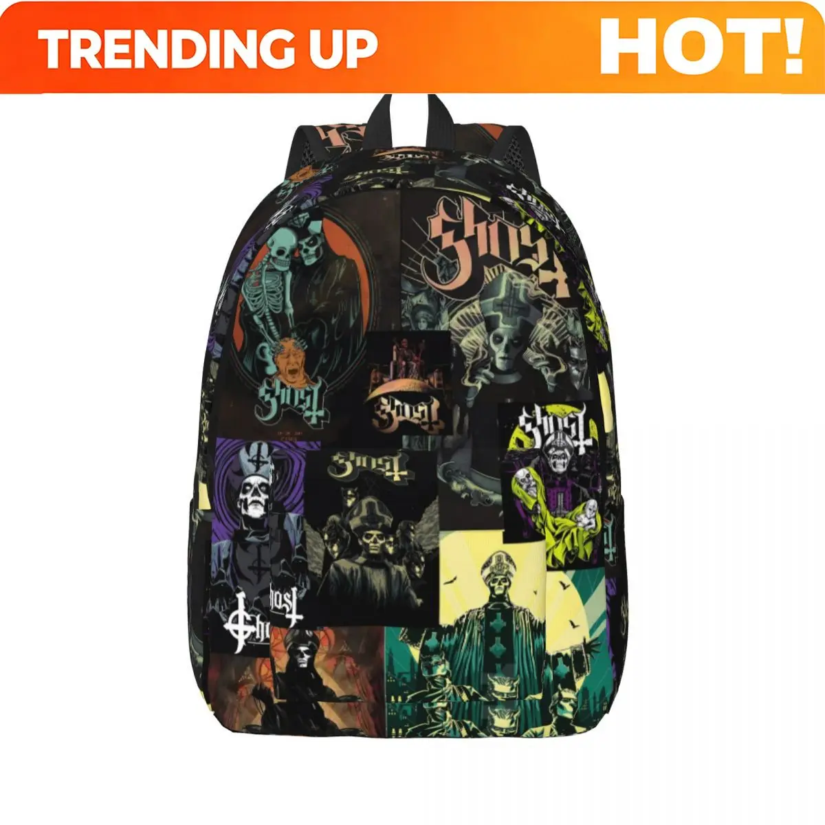 Embroidery Xmas Designs - Custom Bag Ghost Band Backpack 3D