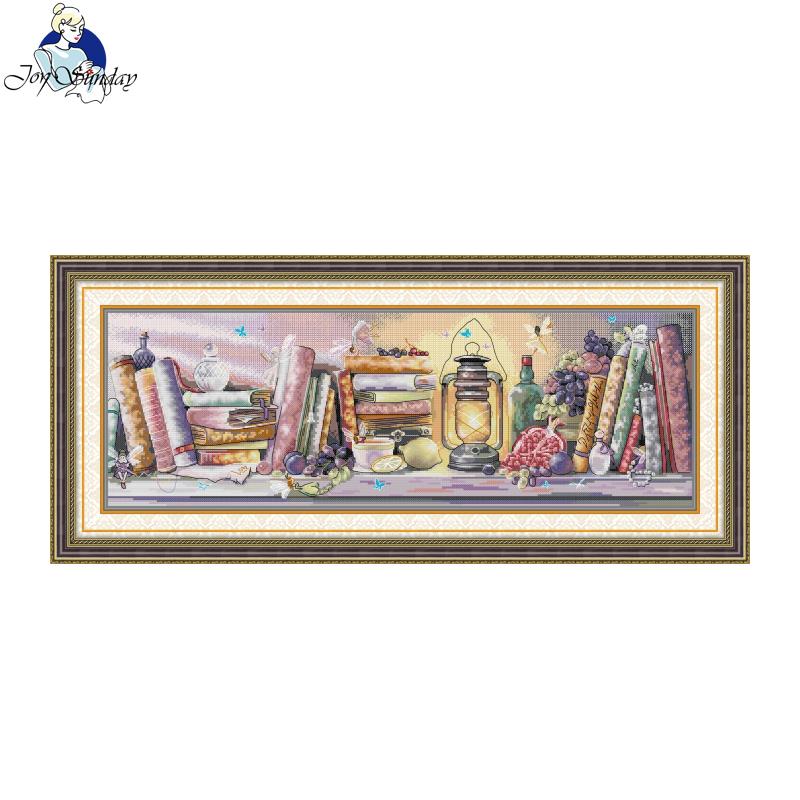 Embroidery Vs Cross Stitch - Cross Stitch Kit Joy Sunday Oil