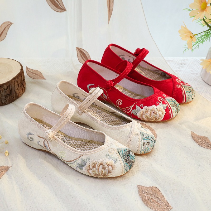 Embroidery Canvas - Casual Shoes for Women Fashion Vintage
