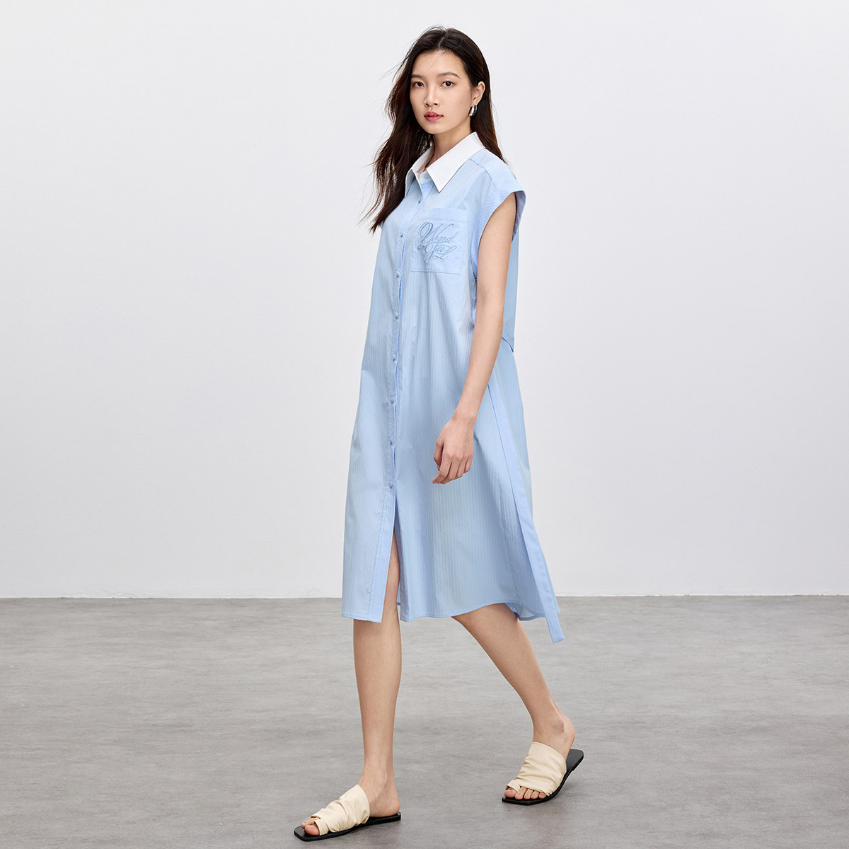 SENTUBILA Women Striped Shirt  - Embroidery H&M review and price