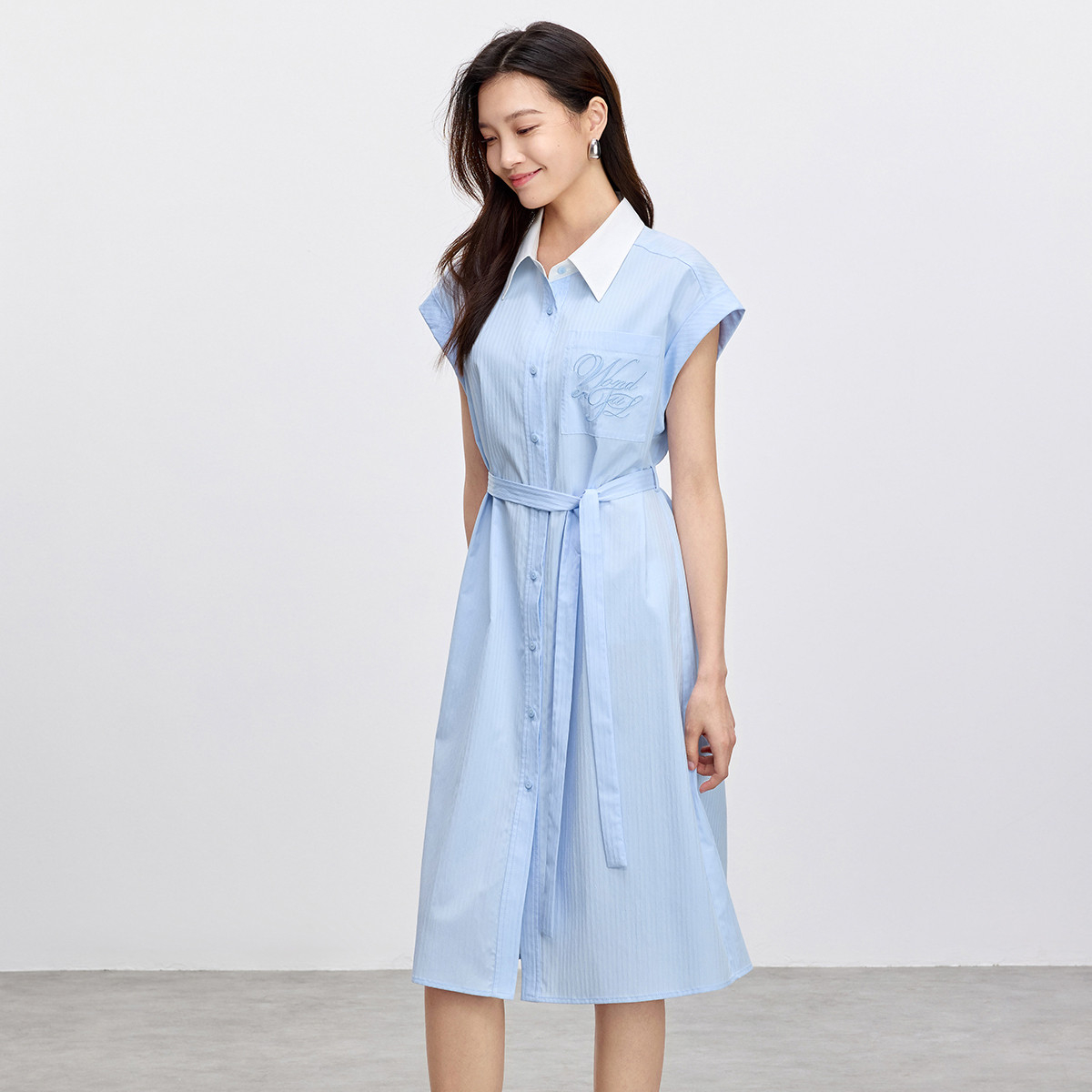 SENTUBILA Women Striped Shirt  - Embroidery H&M review and price