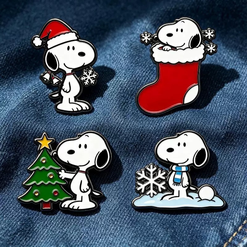 4pcs Christmas Cartoon Puppy D - Embroidery Outfit review and price