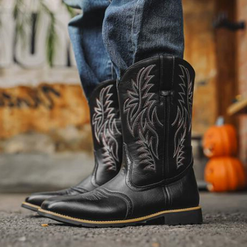 New Men High Boots Embroidery  - Embroidery Stitch review and price
