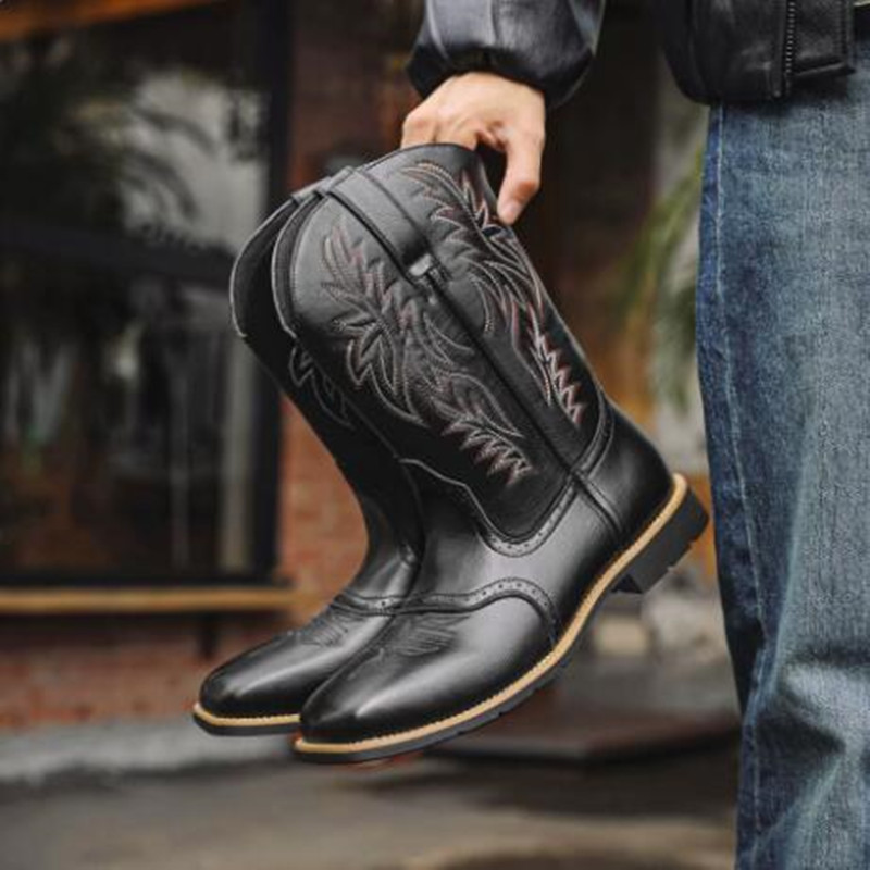 New Men High Boots Embroidery  - Embroidery Stitch review and price