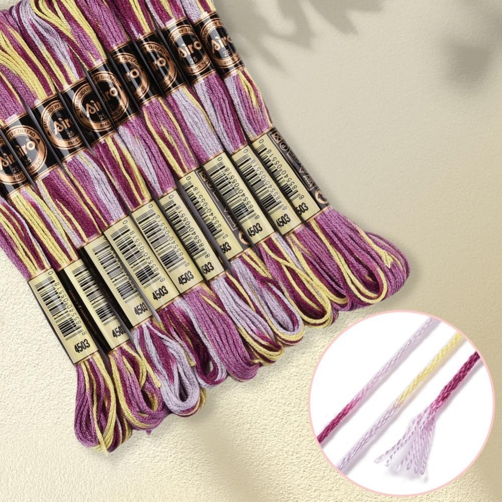 6 Strands Purple Variegated Em - Embroidery Stitch review and price