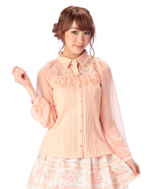 SALES Japan Liz Lisa Chiffon S - Embroidery Organza review and price
