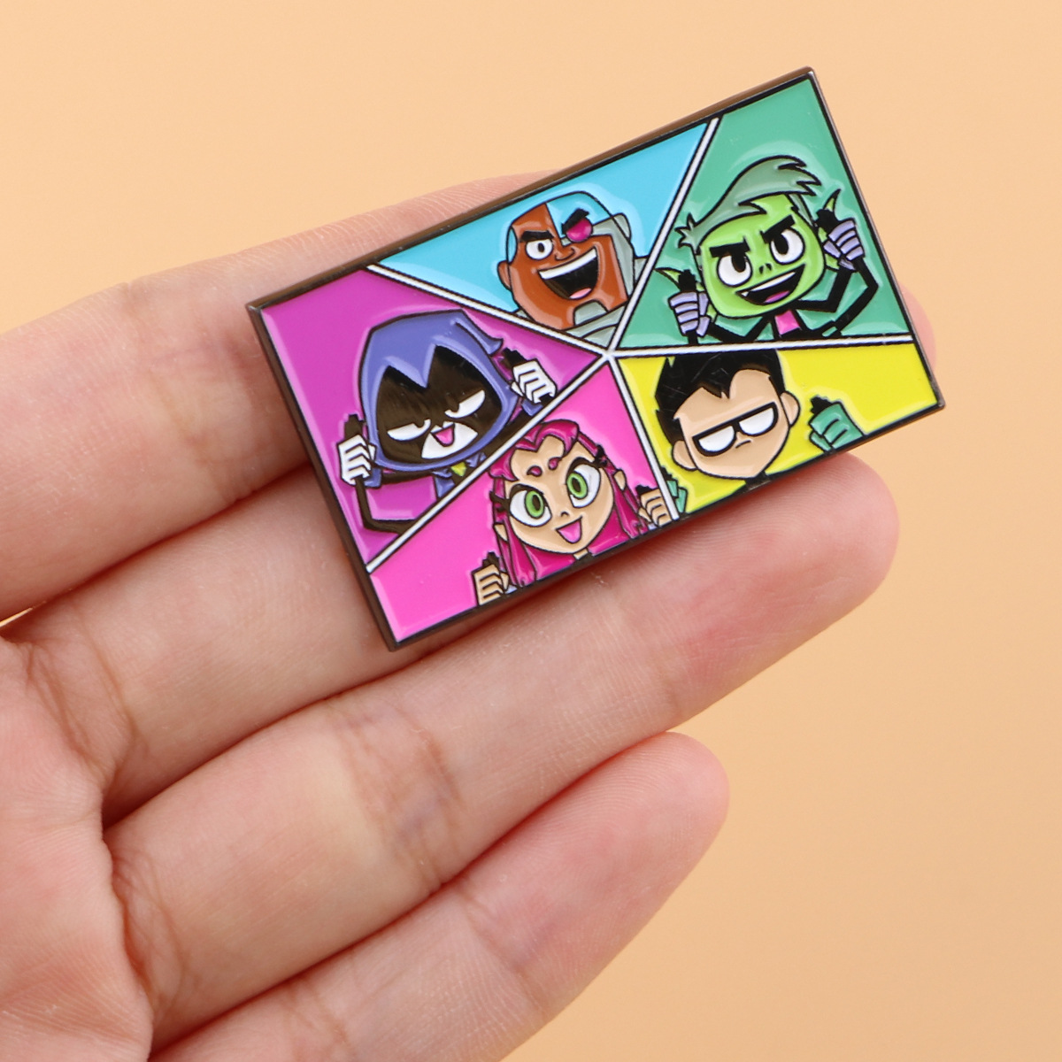 New Teen Heroes Team Enamel Pi - Embroidery Textile review and price