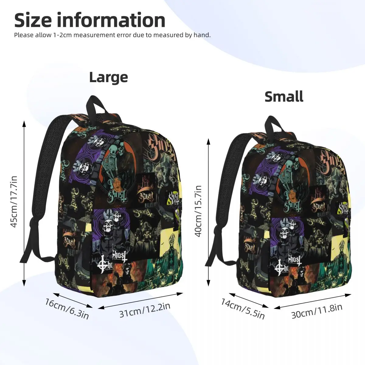 Custom Bag Ghost Band Backpack - Embroidery Xmas Designs review and price