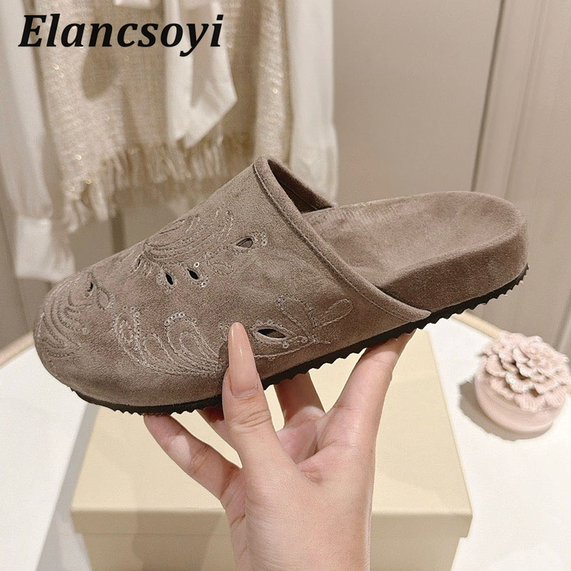 Lazy Mules Shoes Women's Embro - Embroidery Outfit review and price