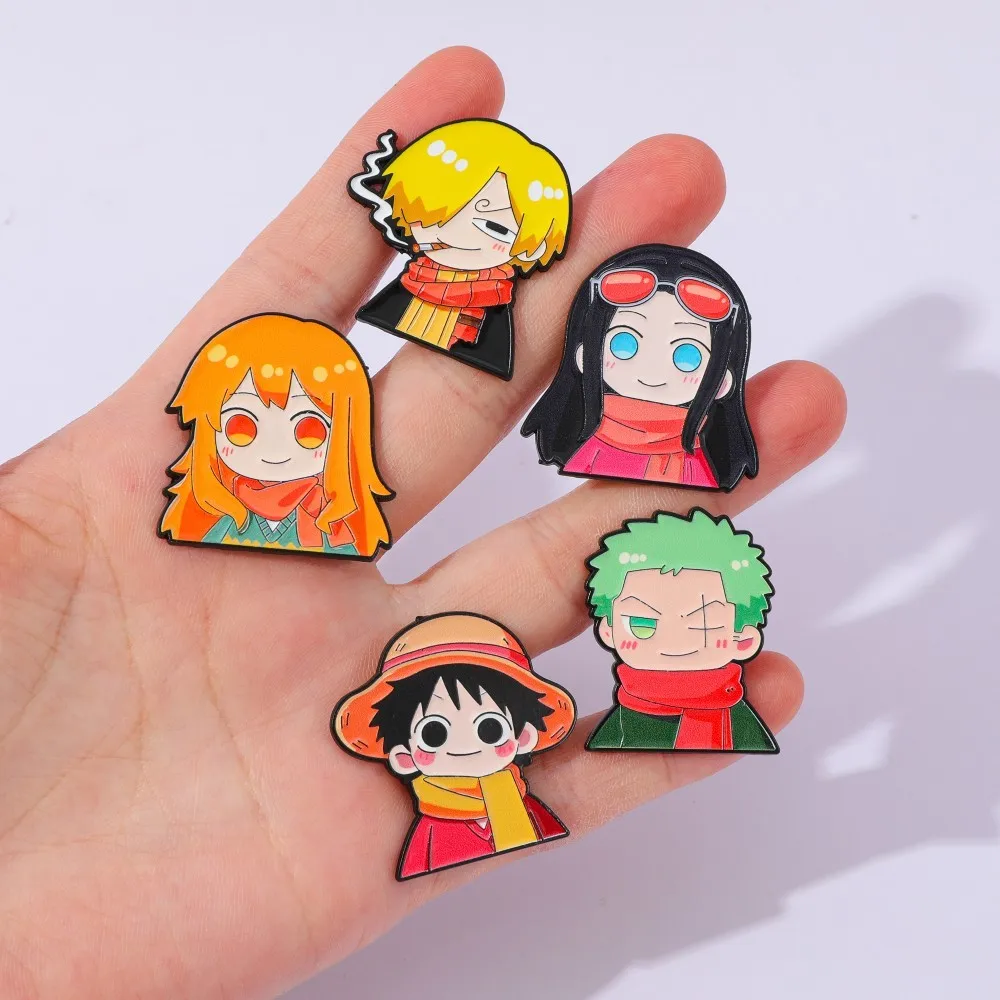 5 Pcs Cute Anime Cartoon Brooc - Embroidery Textile review and price