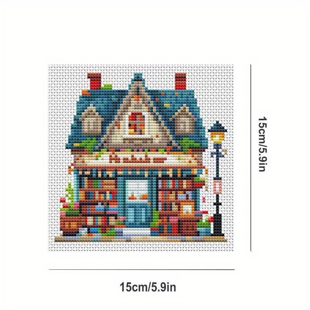 12Pcs Cross Stitch Kits House  - Embroidery Vs Cross Stitch review and price