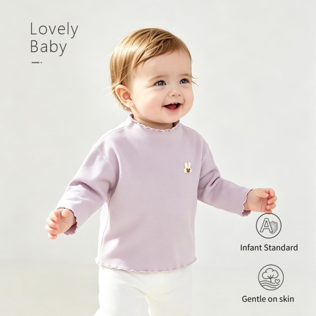 Cute Rabbit Embroidery Baby Gi - Embroidery Knit review and price