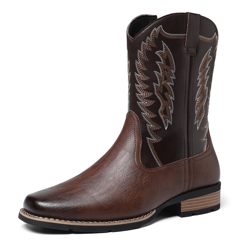Men High Boot Embroidery Retro - Embroidery Stitch review and price