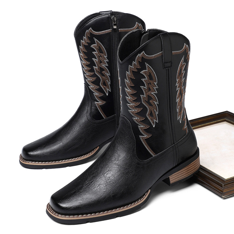 Men High Boot Embroidery Retro - Embroidery Stitch review and price
