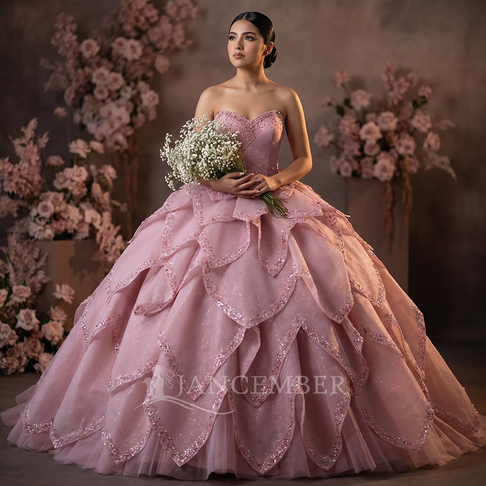 Luxury Ball Gown Quinceanera D - Embroidery Organza review and price