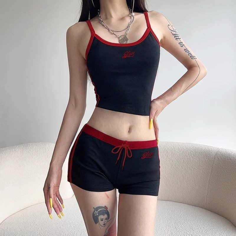 Woman Matching Sets Patchwork  - Embroidery Font review and price