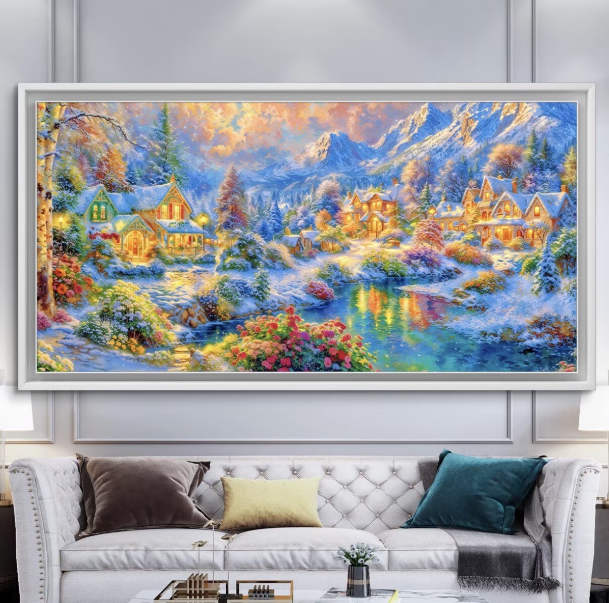 9CT 14ct Snow Forest Printed K - Embroidery Vs Cross Stitch review and price