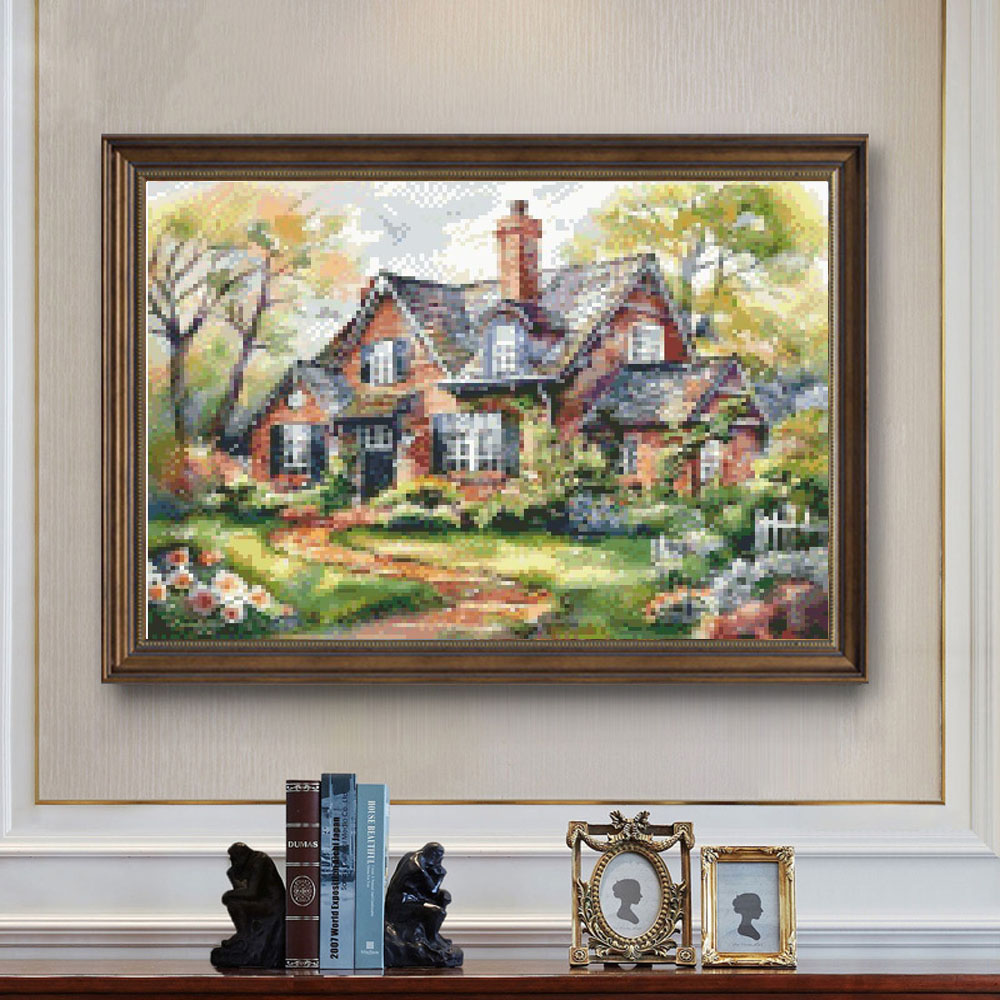 Cross Stitch Embroidery Forest - Embroidery Vs Cross Stitch review and price