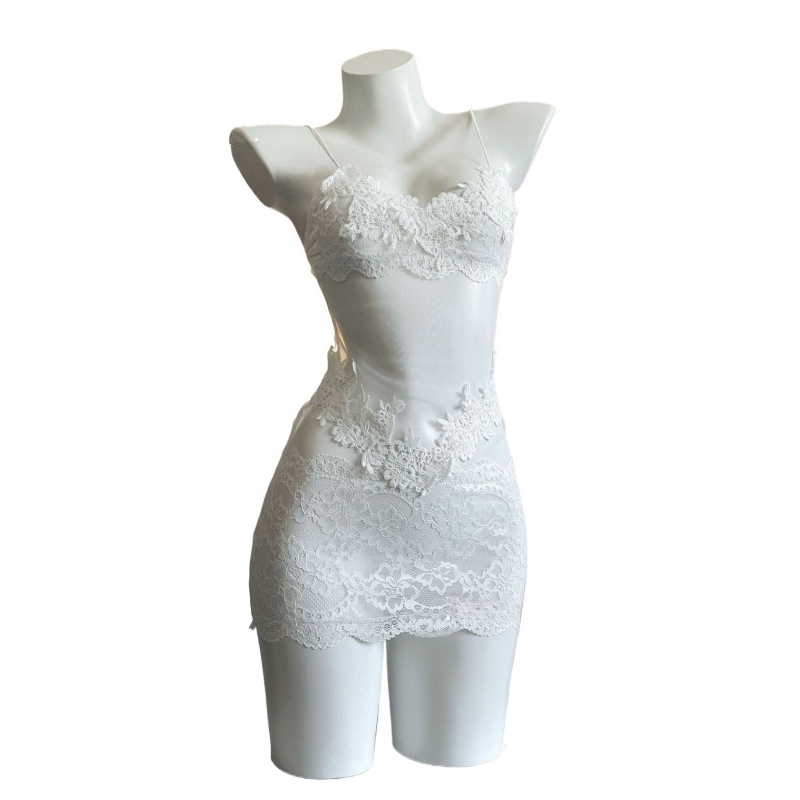 Sexy Lace Embroidery Strapless - Embroidery Outfit review and price