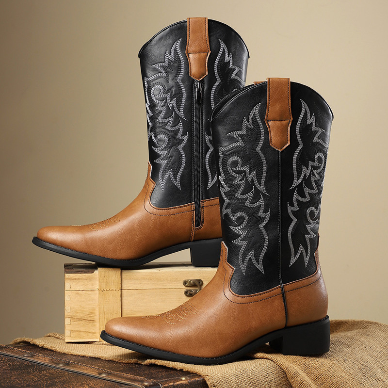 NEW Men High Boots Embroidery  - Embroidery Stitch review and price