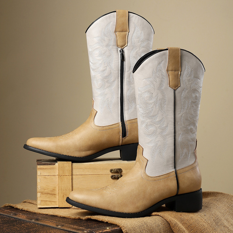 NEW Men High Boots Embroidery  - Embroidery Stitch review and price