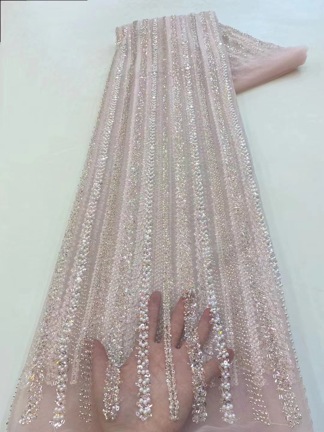 High Quality African Nigerian  - Embroidery Organza review and price