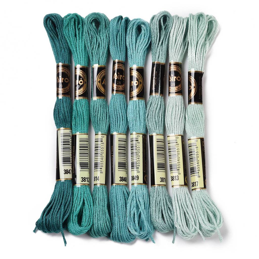 1Set 8 Skeins 0.5mm 6-Ply Poly - Embroidery Stitch review and price