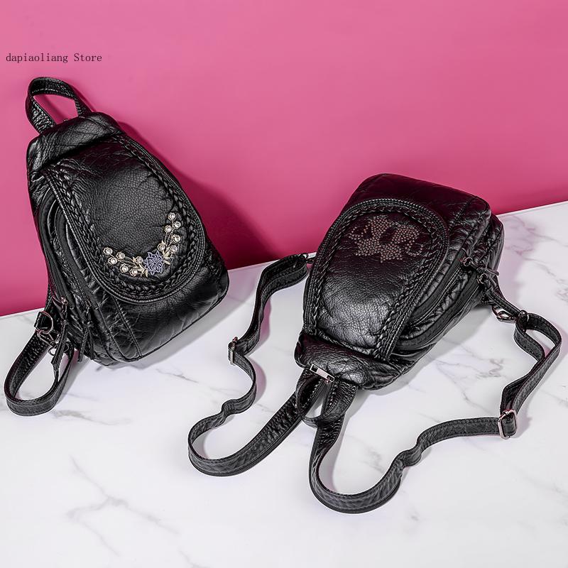 Women Small Chest Bags Fashion - Embroidery Font review and price