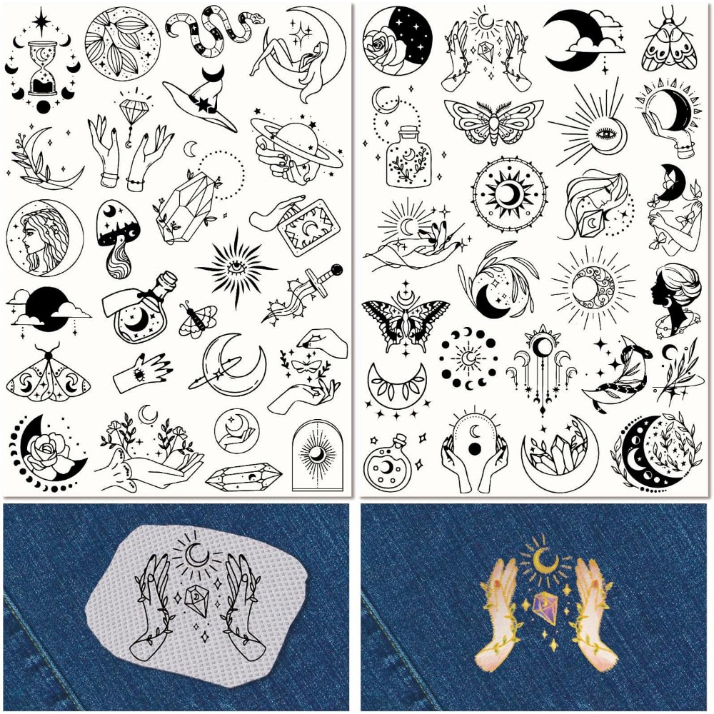 51Pcs Boho Moon Sun Water Solu - Embroidery Stitch review and price
