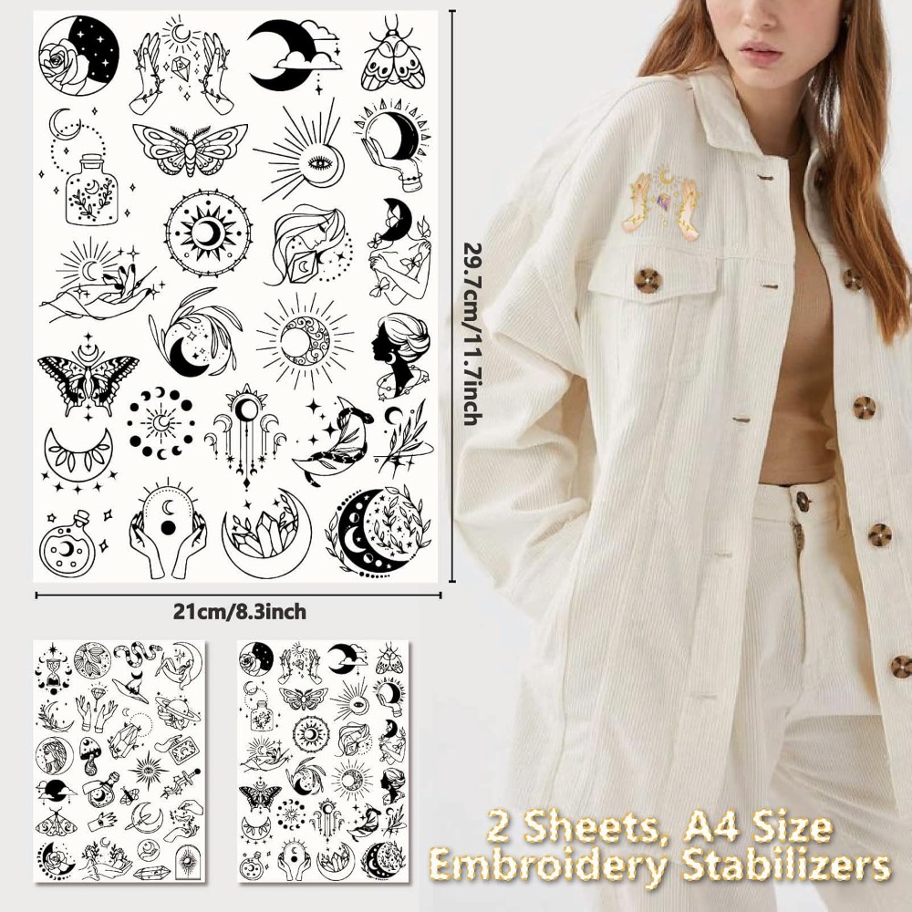 51Pcs Boho Moon Sun Water Solu - Embroidery Stitch review and price
