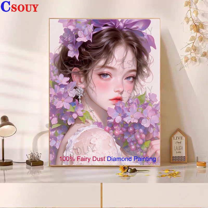 100% Fairy Dust Diy Diamond Pa - Embroidery Vs Cross Stitch review and price